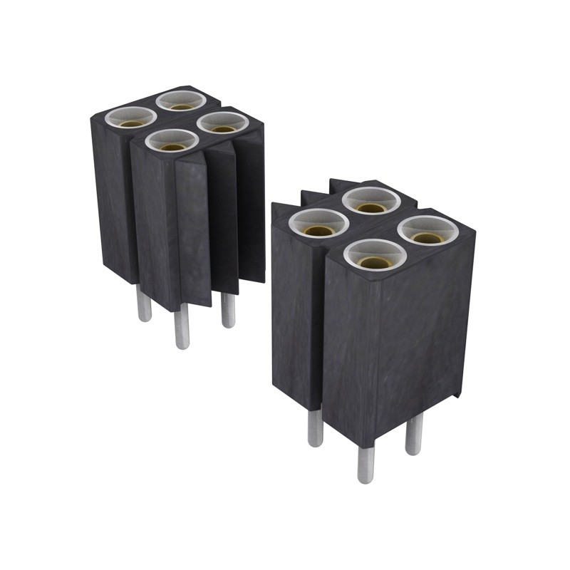 1 pcs : 803-87-010-10-001101 - CONN SOCKET 10POS 0.1 GOLD PCB