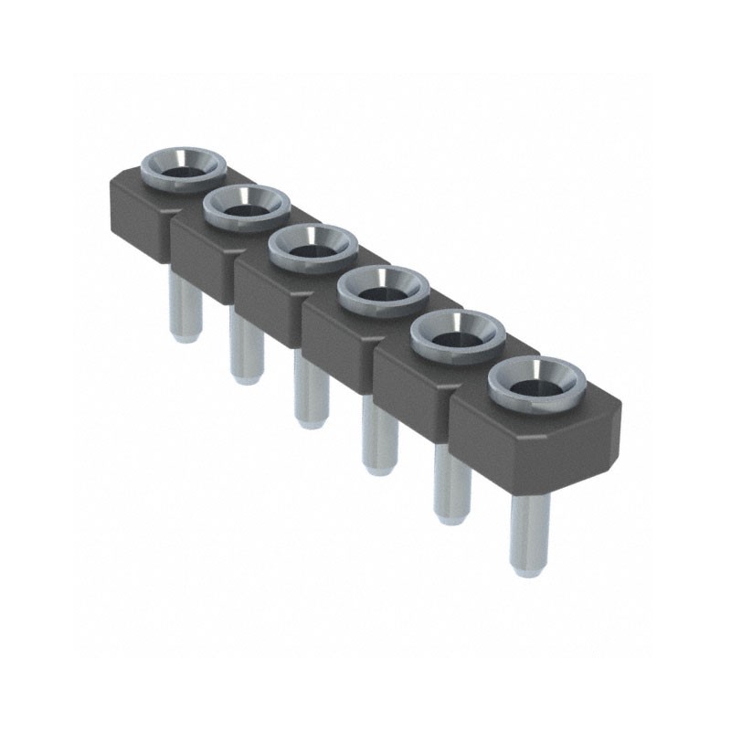 1 pcs : SL-106-TT-19 - CONN RCPT 6POS 0.1 TIN PCB