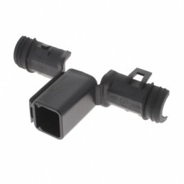 1 pcs : 1011-257-0205 - DT BACKSHELL 180 2WAY RECPT STRA