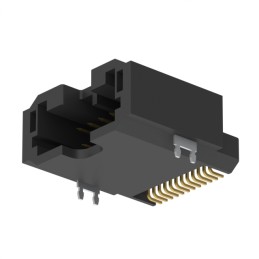 1 pcs : IMSA-13065B-2-12Y902 - HEADER SMT RA 12POS KEY-C