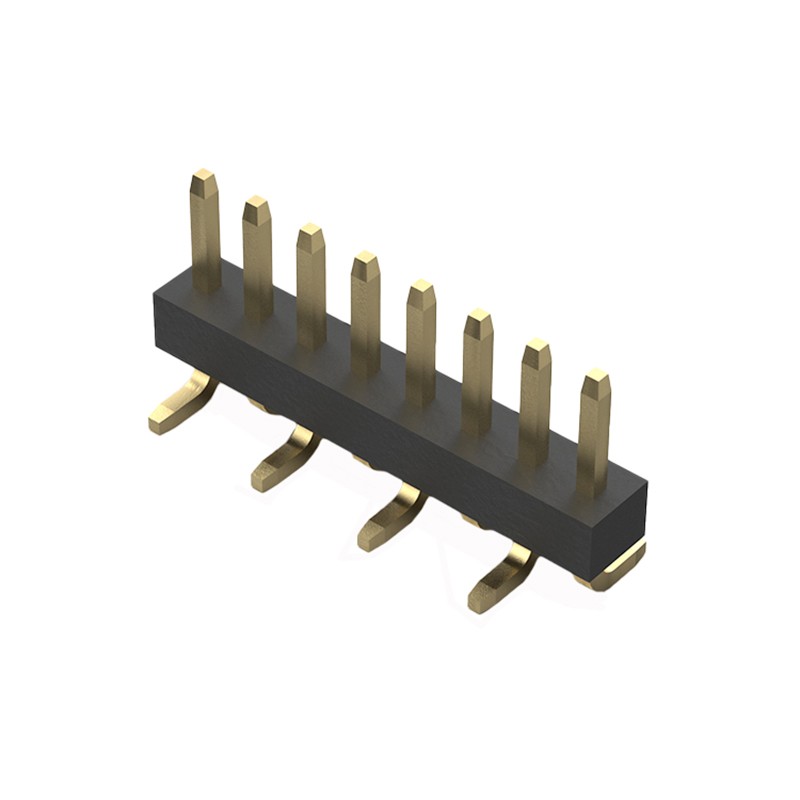 1 pcs : BC032-08-A-2-0200-0200-L-B - 8POS 1.0MM PITCH PIN HEADER, TYP