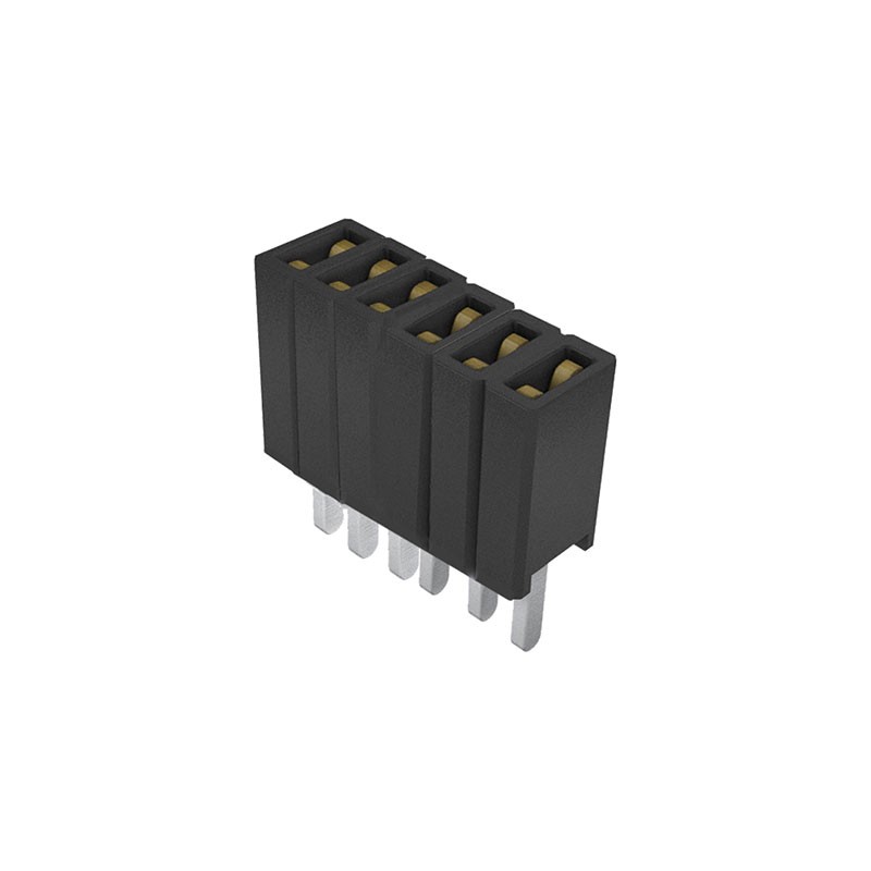 1 pcs : SLM-106-01-L-S - CONN RCPT 6POS 0.05 GOLD PCB