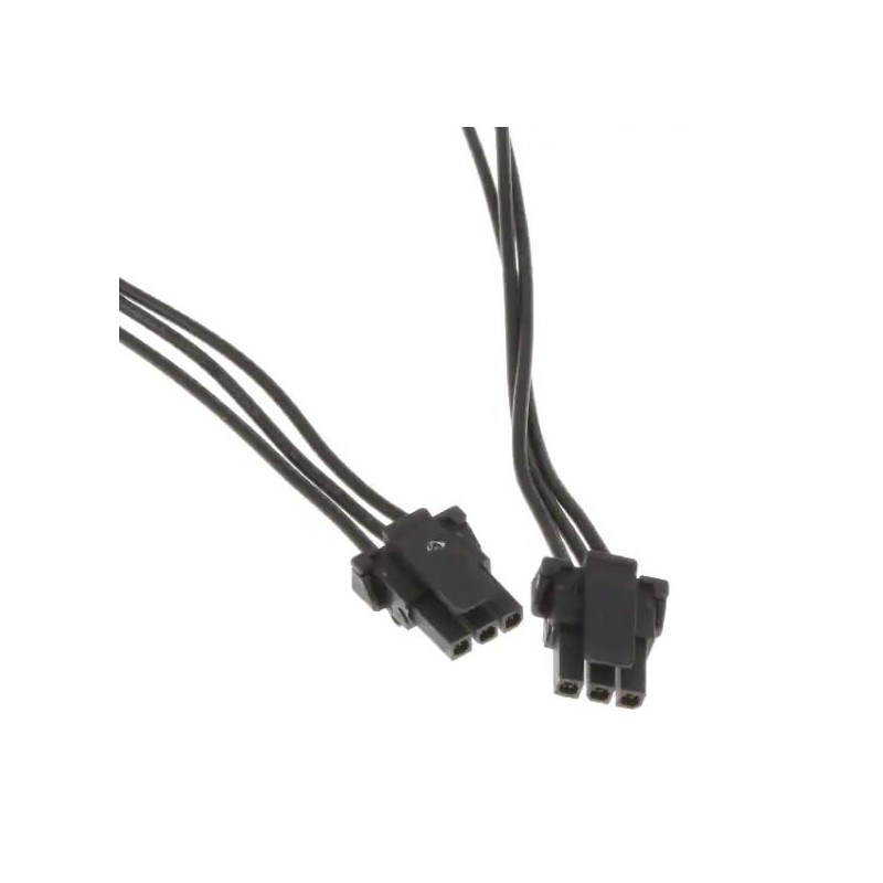 125 pcs - Molex 3 Way Female Micro-Fit TPA to 3 Way Female Micro-Fit TPA Wire to Board Cable, 1m