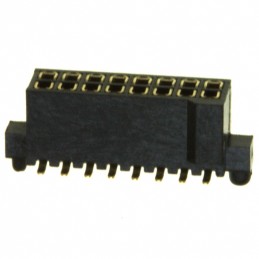 1 pcs : SFH31-NPPB-D08-SP-BK - CONN HDR 16POS 0.05 GOLD SMD