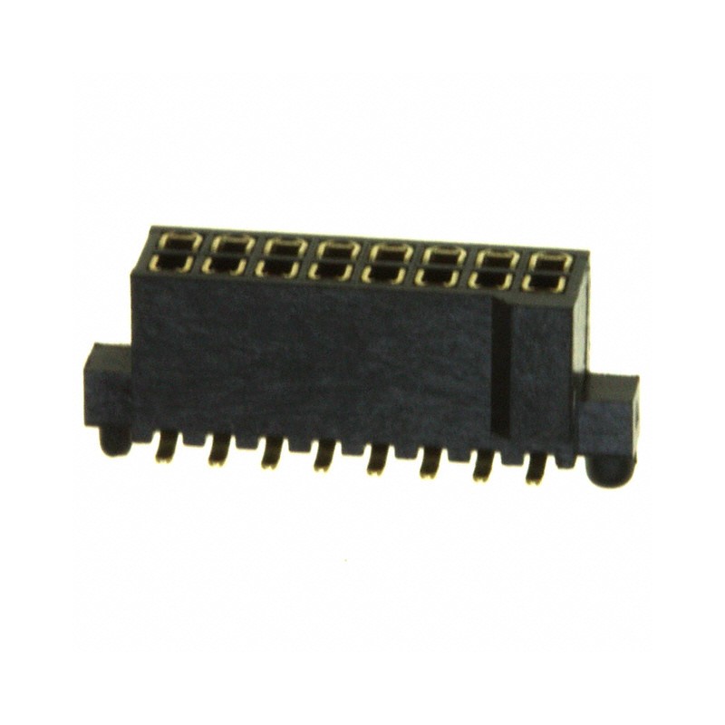 1 pcs : SFH31-NPPB-D08-SP-BK - CONN HDR 16POS 0.05 GOLD SMD
