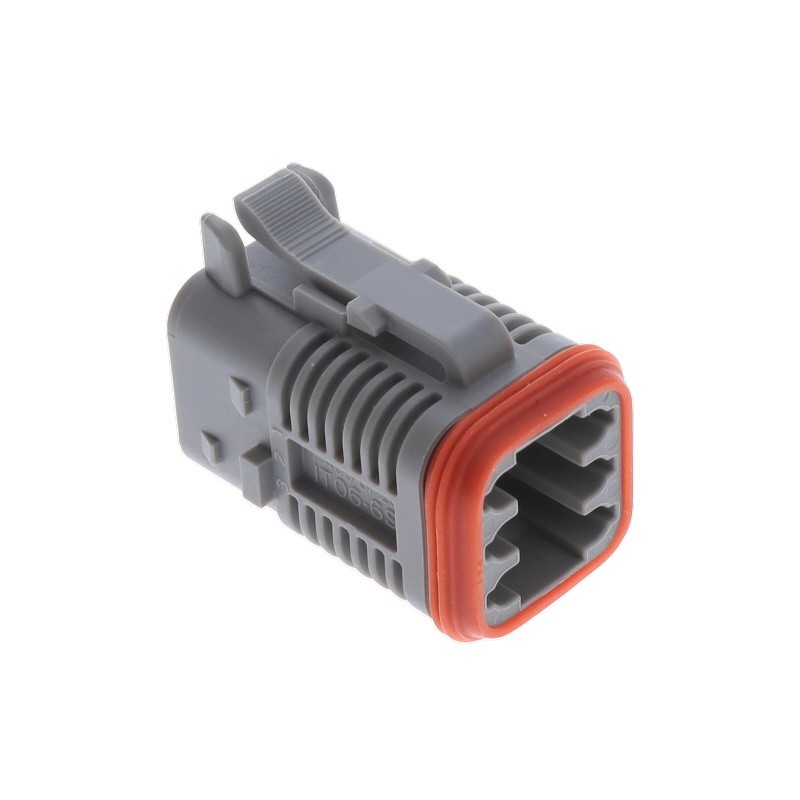 1 pcs : IT06-6S-002-N - CONN PLUG HSG 6POS