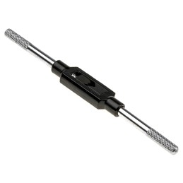 1 pcs - RS PRO Adjustable Tap Wrench Tap Wrench Steel BA14 - 0BA, 1/4 - 1/2 in BSW, M1.4 - M12, 1/4