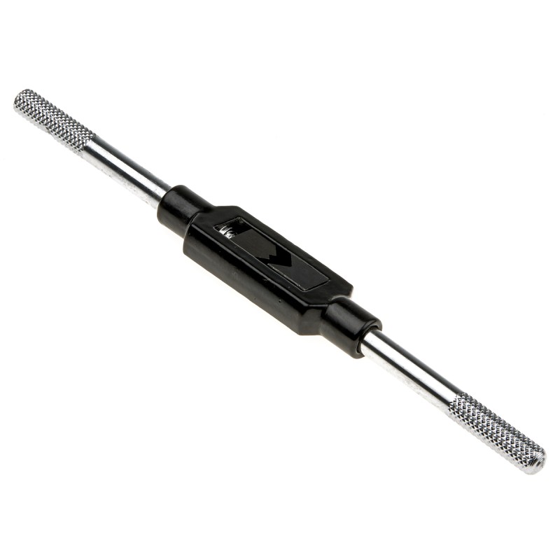 1 pcs - RS PRO Adjustable Tap Wrench Tap Wrench Steel BA14 - 0BA, 1/4 - 1/2 in BSW, M1.4 - M12, 1/4
