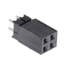 1 pcs : ESQ-102-12-L-D - CONN SOCKET 4POS 0.1 GOLD PCB