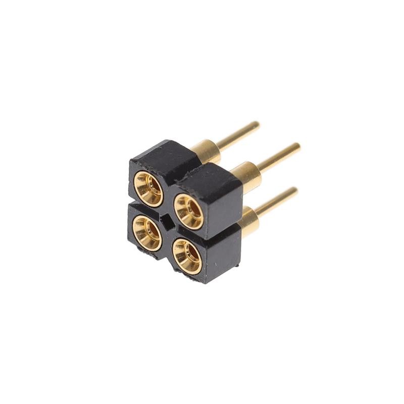 1 pcs : SD-102-G-2 - CONN RCPT 4POS 0.1 GOLD PCB