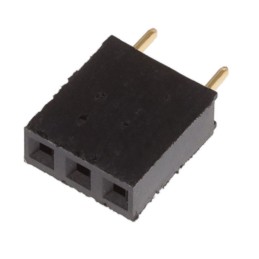 1 pcs : SSW-101-01-G-Q - CONN RCPT 3POS GOLD PCB