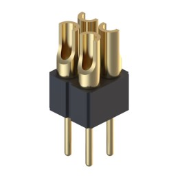 1 pcs : 832-10-004-10-005000 - CONN HDR STRIP SOLDER 4POS GOLD