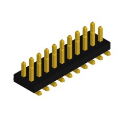 1 pcs : PHCD-SS020G1CBOLE-B346 - MALE HEADER VERTICAL 20POS SMD G