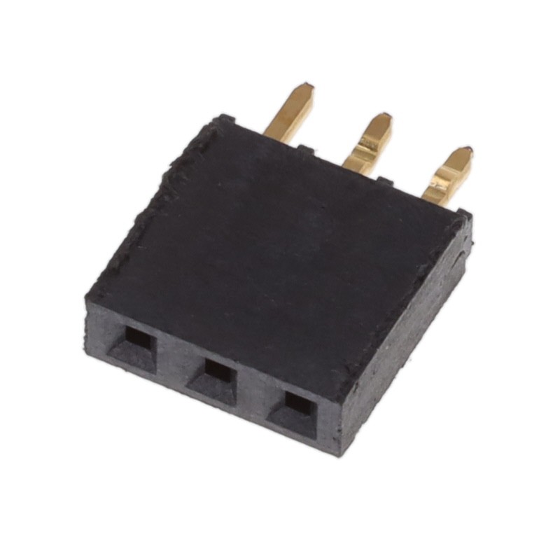 1 pcs : SSQ-103-01-G-S-LL - CONN RCPT 3POS 0.1 GOLD PCB