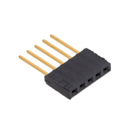 1 pcs : SSW-105-03-G-S - CONN RCPT 5POS 0.1 GOLD PCB