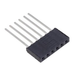 1 pcs : SSQ-106-04-F-S - CONN RCPT 6POS 0.1 GOLD PCB