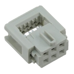1 pcs : 09185066803 - CONN RCPT 6POS IDC 26-28AWG