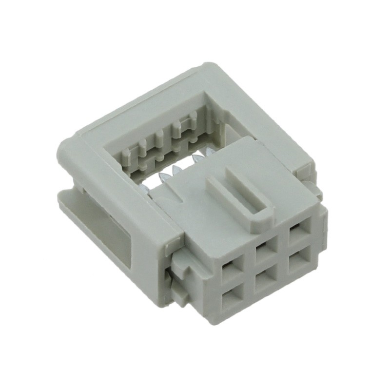 1 pcs : 09185066803 - CONN RCPT 6POS IDC 26-28AWG
