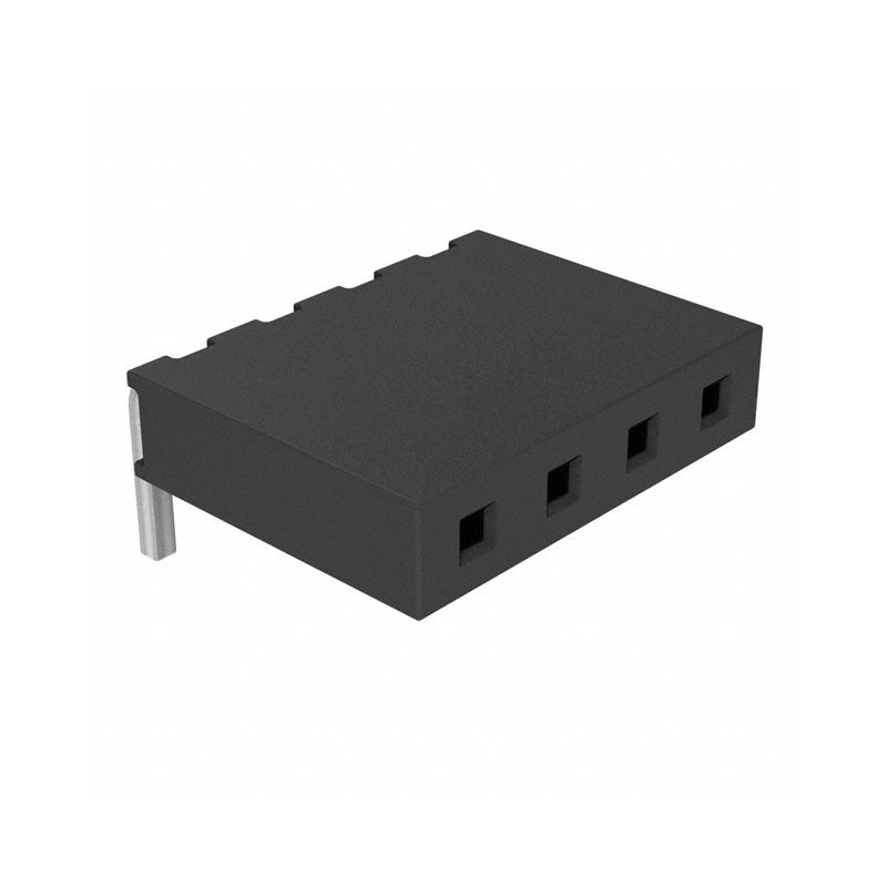 1 pcs : SQT-104-01-F-S-RA - CONN RCPT 4P 0.079 GOLD PCB R/A