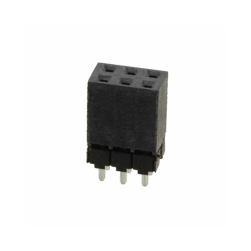 1 pcs : ESW-103-12-T-D - CONN SOCKET 6POS 0.1 TIN PCB