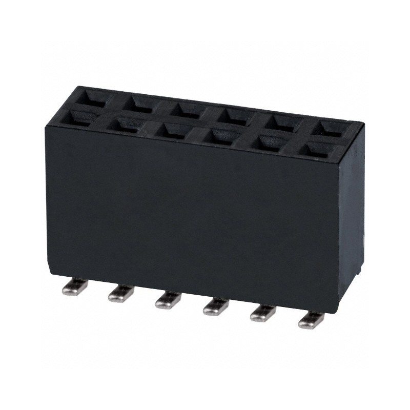 1 pcs : NPTC062KFMS-RC - CONN HDR 12POS 0.1 TIN SMD