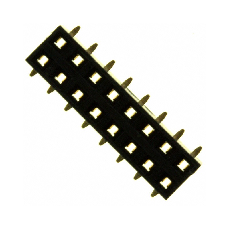 1 pcs : NPPN082FFKS-RC - CONN HDR 16POS 0.079 GOLD SMD
