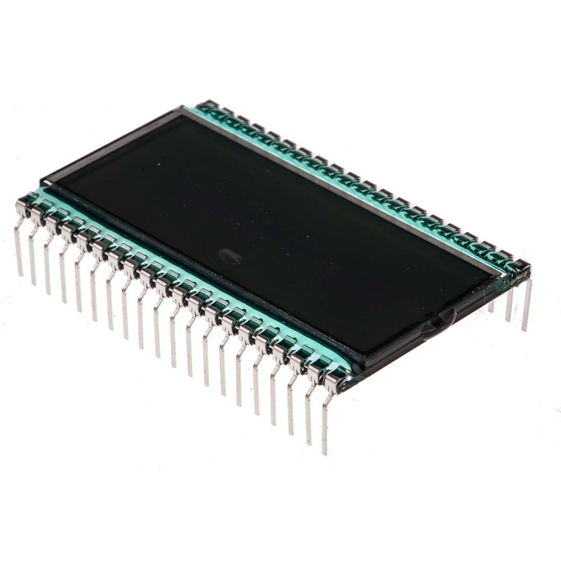 1 pcs - RS PRO 7-Segment LCD Display, Black on Grey, 1 Row by 3-1/2 Characters, Reflective