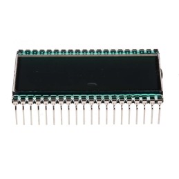 1 pcs - RS PRO 7-Segment LCD Display, Black on Grey, 1 Row by 3-1/2 Characters, Reflective