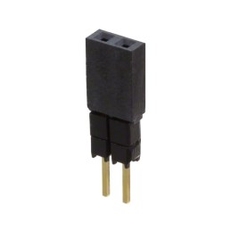 1 pcs : ESQ-102-23-G-S - CONN SOCKET 2POS 0.1 GOLD PCB