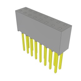 1 pcs : SSW-108-03-T-D - CONN RCPT 16POS 0.1 TIN PCB