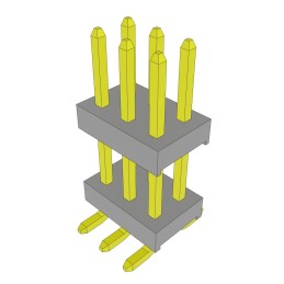 1 pcs : TW-03-04-L-D-320-SM - FLEXIBLE SURFACE MOUNT BOARD STA
