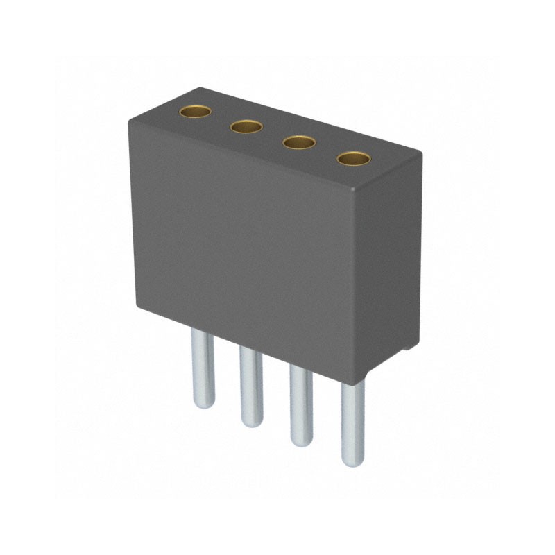 1 pcs : 851-47-004-10-001000 - CONN RCPT 4POS 0.05 GOLD PCB