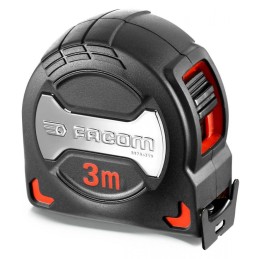 1 pcs - Facom 3m Tape Measure, Metric