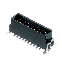 1 pcs : M55-7002042R - CONN HEADER SMD 20POS 1.27MM