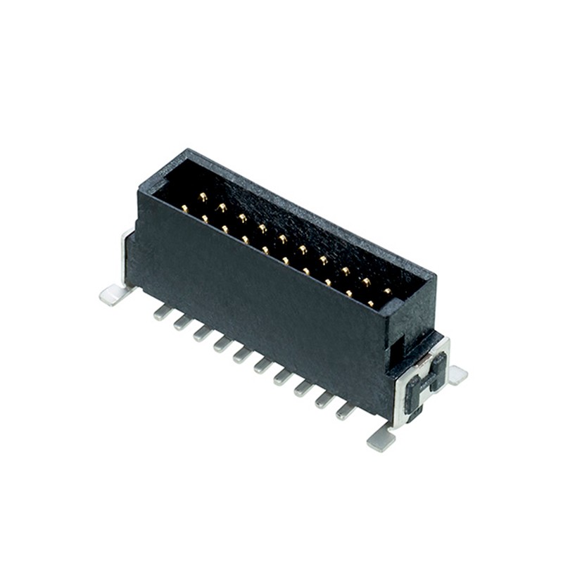 1 pcs : M55-7002042R - CONN HEADER SMD 20POS 1.27MM