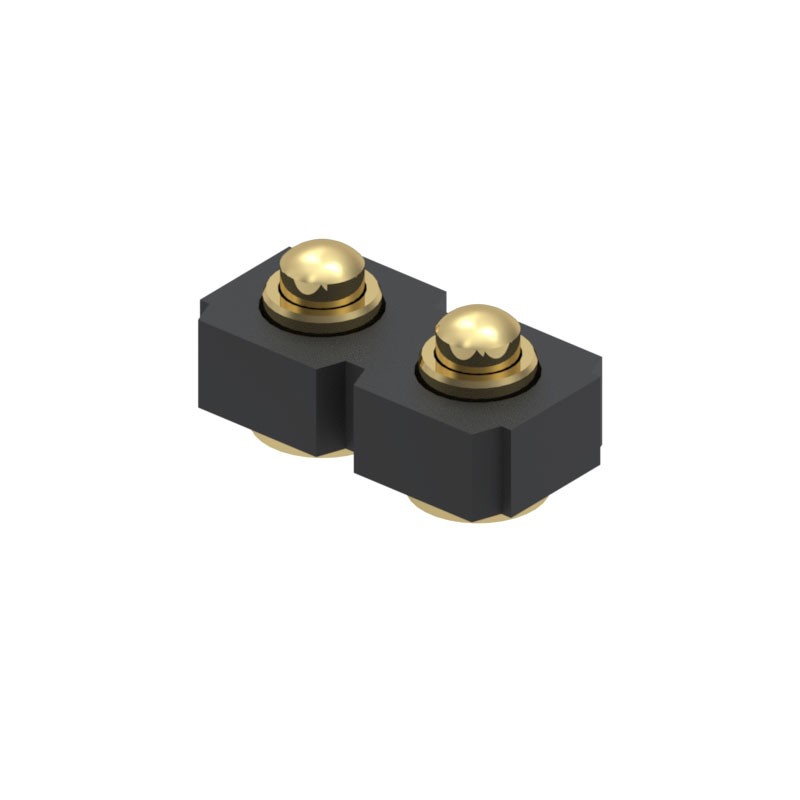 1 pcs : 815-22-002-30-001101 - CONN SPRING PISTON 2POS SMD