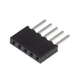 1 pcs : SQT-105-03-F-S - CONN RCPT 5POS 0.079 GOLD PCB