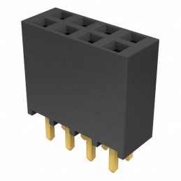 1 pcs : SSQ-104-01-G-D - CONN RCPT 8POS 0.1 GOLD PCB