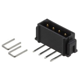 1 pcs : M80-8430442 - CONN HEADER R/A 4POS 2MM