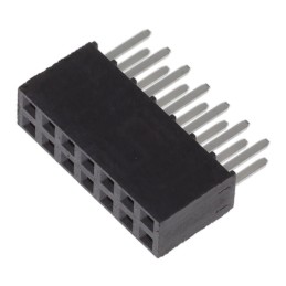 1 pcs : SSW-107-02-F-D - CONN RCPT 14POS 0.1 GOLD PCB