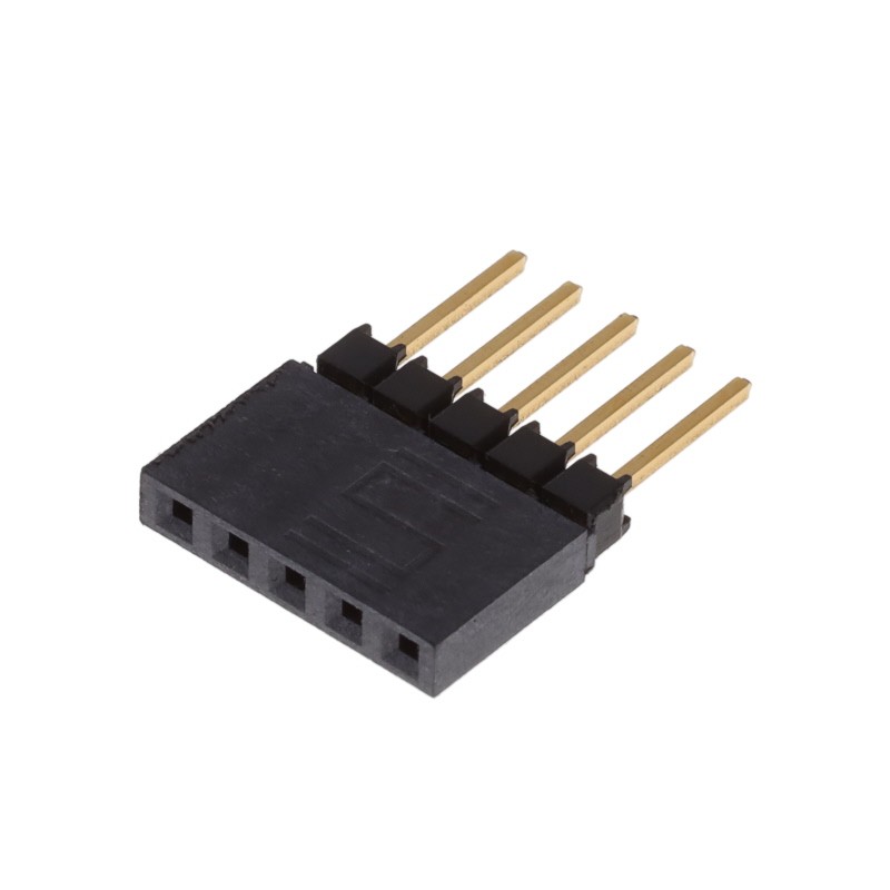 1 pcs : ESQ-105-13-G-S - CONN SOCKET 5POS 0.1 GOLD PCB