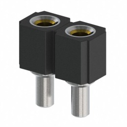 1 pcs : 834-47-002-10-001000 - CONN RCPT 2POS 0.1 GOLD PCB