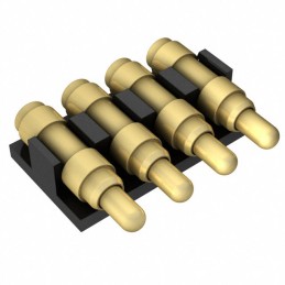 1 pcs : 8PM-11-0004-02-260 - CONN SPRING PISTON 4POS R/A SMD