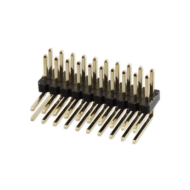 1 pcs : GRPB102MWCN-RC - CONN HEADER R/A 20POS 1.27MM