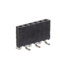 1 pcs : SSW-106-22-F-S-VS-K - CONN RCPT 6POS 0.1 GOLD SMD
