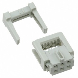 1 pcs : 09185065813 - CONN RCPT 6POS IDC 26-28AWG GOLD