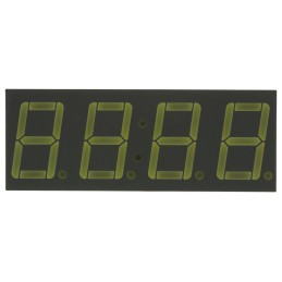 1 pcs - CA56-11SURKWA Kingbright 4 Digit 7-Segment LED Display, CA Red 24 mcd RH DP 14.2mm