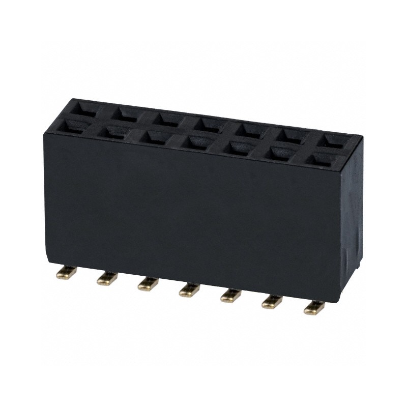 1 pcs : NPPC072KFMS-RC - CONN HDR 14POS 0.1 GOLD SMD