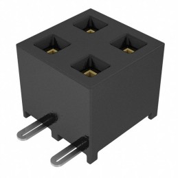 1 pcs : SMM-102-02-S-D - CONN RCPT 4POS 0.079 GOLD SMD