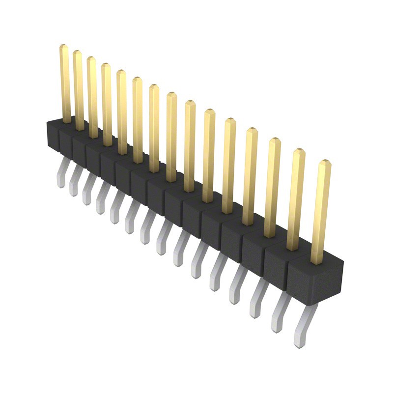 1 pcs : GBC15SGSN-M89 - CONN HEADER SMD R/A 15POS 2.54MM